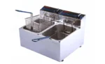 🍟 قلاية كهربائية برجايا DF11D-17 – حوض مزدوج 9+9 لتر | صناعة ماليزية احترافية