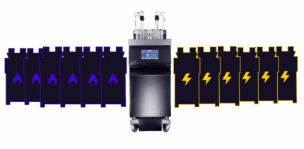 🍟 قلاية كهربائية أوتوماتيكية بحوض واحد – 20 لتر | سوبر فراي | صناعة إيطالية 🇮🇹 | موديل N9FRE20HPA