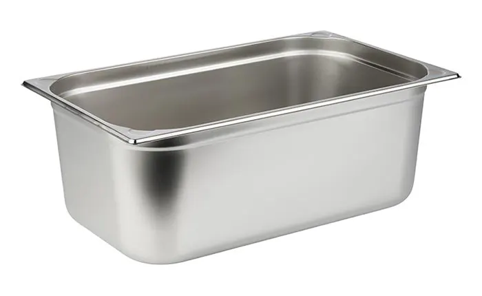 1 20 حاوية طعام ستانلس ستيل GN 1/1 ارتفاع 20 سم سعة 25 لتر - الصورة 1